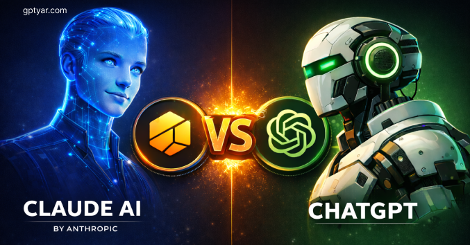 مقایسه Claude AI و ChatGPT Plus در 2026 | چرا خرید اکانت Claude انتخاب هوشمندانه‌تری است؟