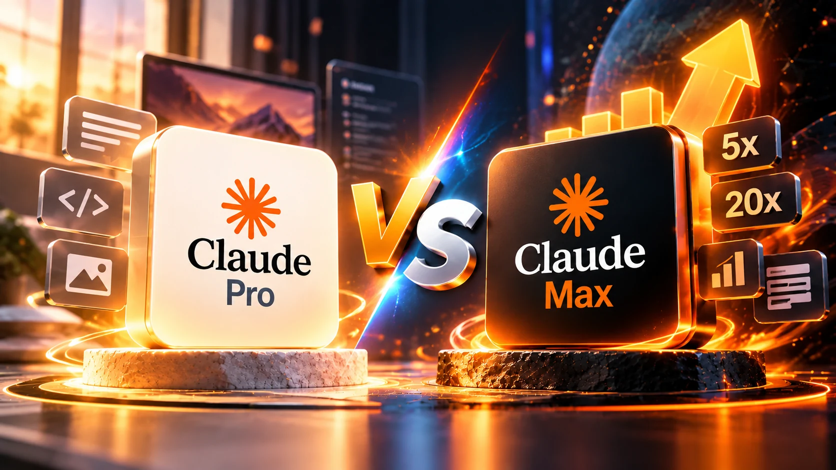 مقایسه Claude Pro و Claude Max و تفاوت پلن‌های Max 5x و 20x