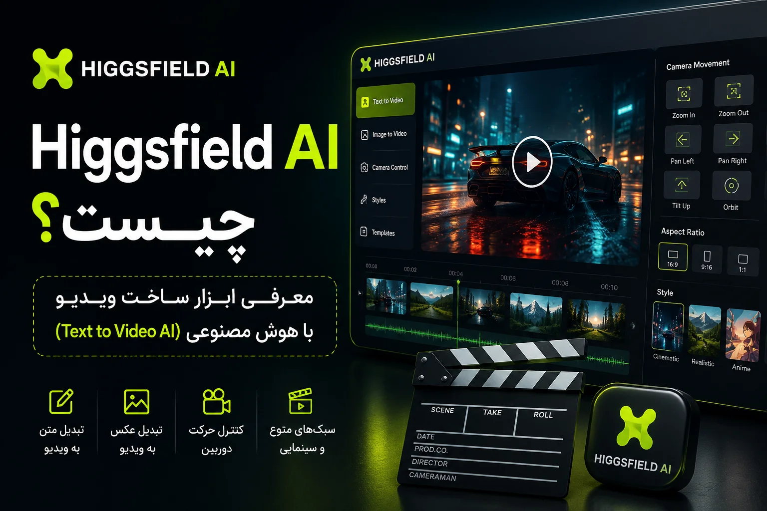 Higgsfield AI ابزار ساخت ویدیو با هوش مصنوعی Text to Video AI