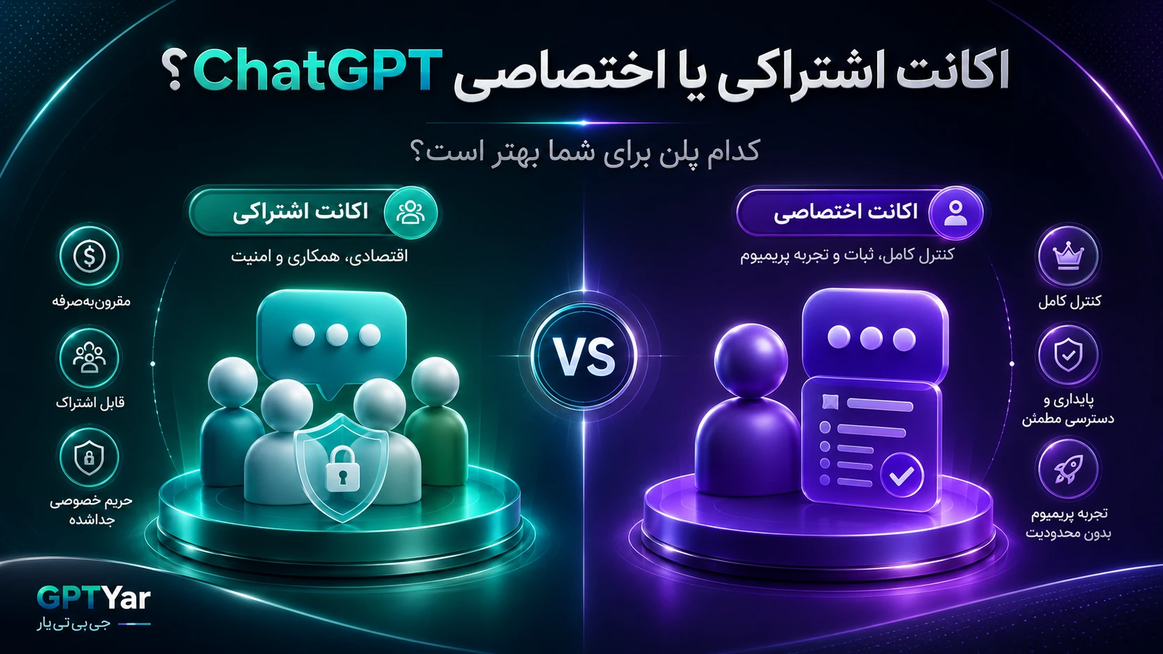 اکانت اشتراکی یا اختصاصی ChatGPT