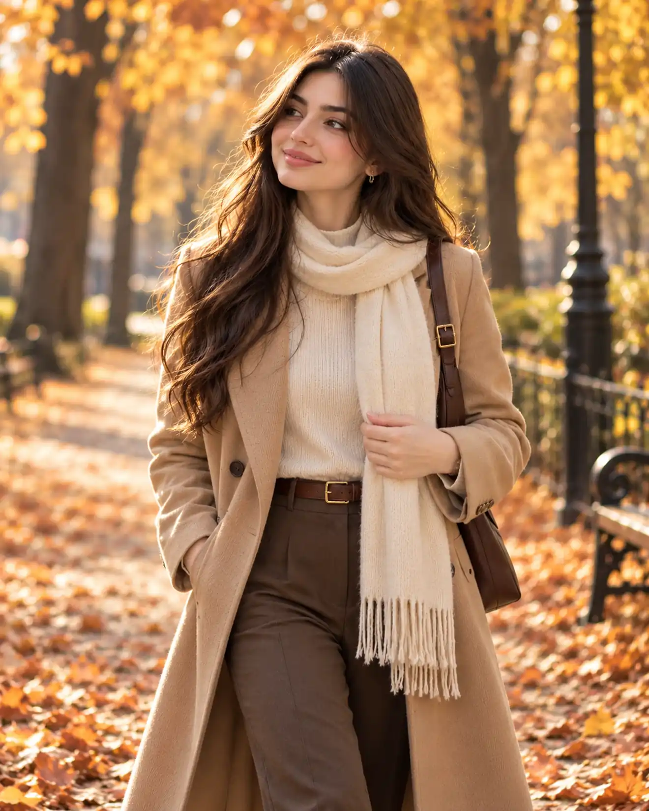 عکس دخترانه پاییزی با ChatGPT