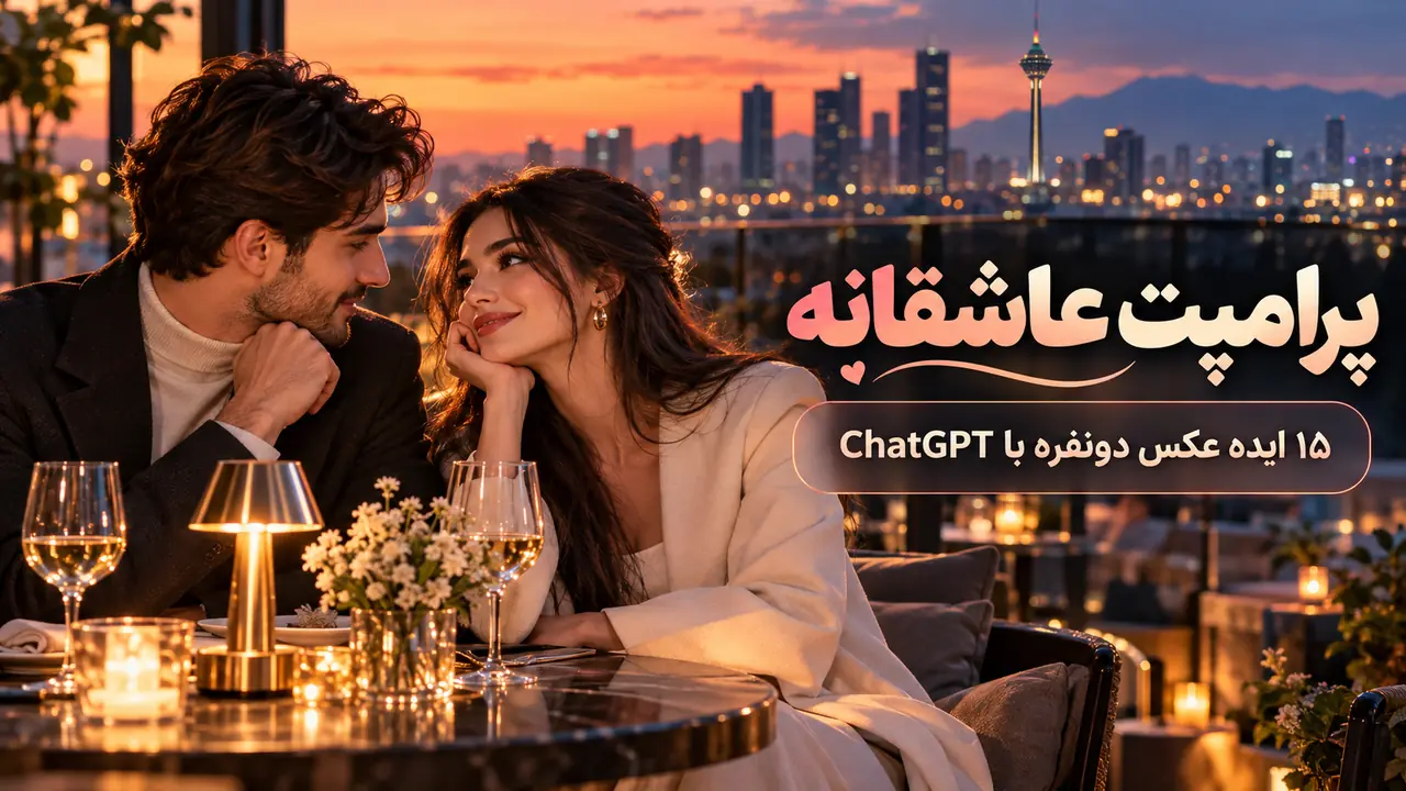 ۱۵ پرامپت عکس عاشقانه و دونفره با ChatGPT؛ طبیعی، رمانتیک و ترند